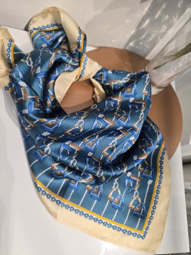 Pañuelo XXL Blue Printerd