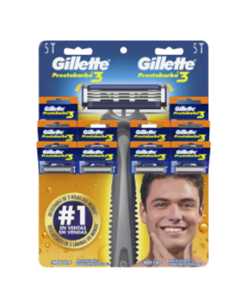 PRESTOBARBA 3 FILOS GILLETTE