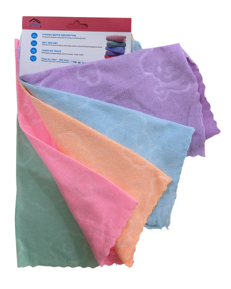 PAÑOS DE MICROFIBRA INFANTIL 30X30X (X 5UN)