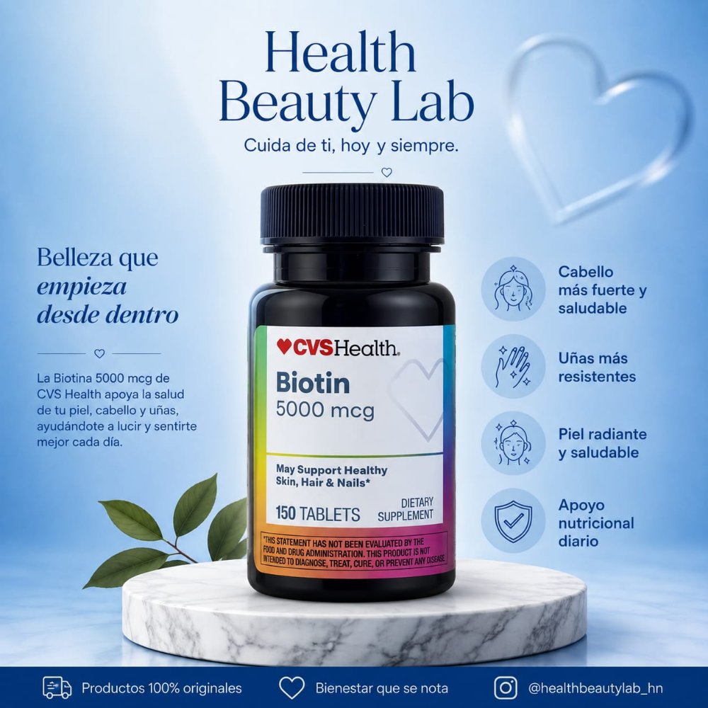 BIOTIN-CVS Heath  5000 mcg