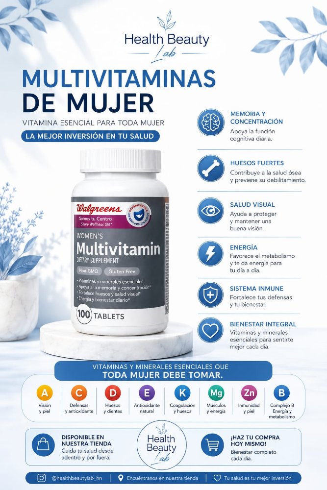 Walggreens-WOME´S MULTIVITAMIN