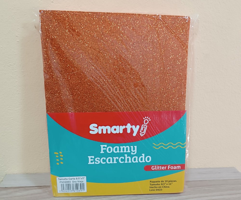 Fomy Escarchado Oro Viejo