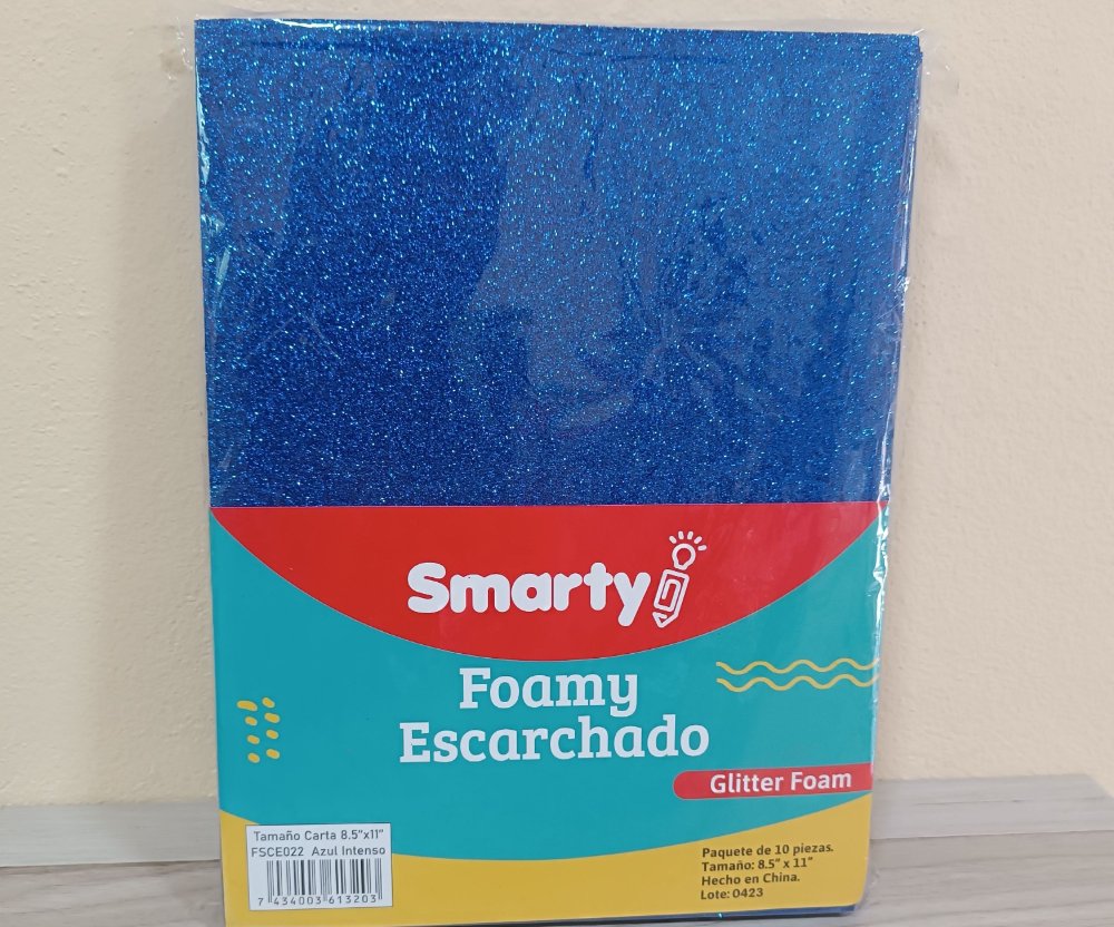 Fomy Escarchado Azul Intenso