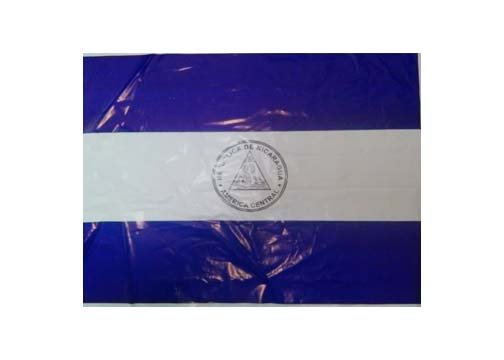Bandera Plastica de Nicaragua