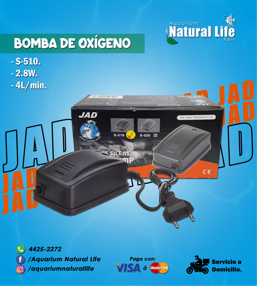 Bomba de Oxígeno JAD. | S-510.