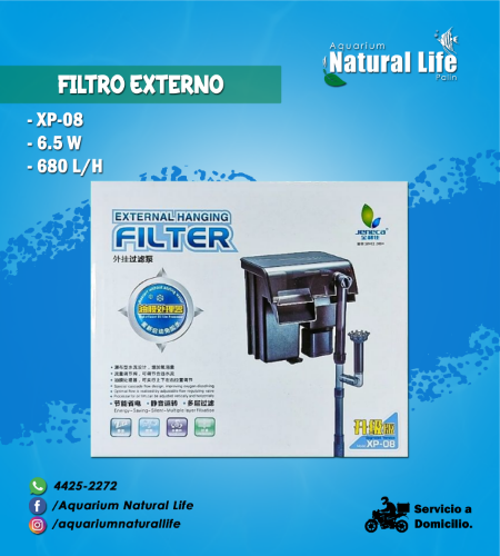 Filtro Externo JENECA. | XP-08.