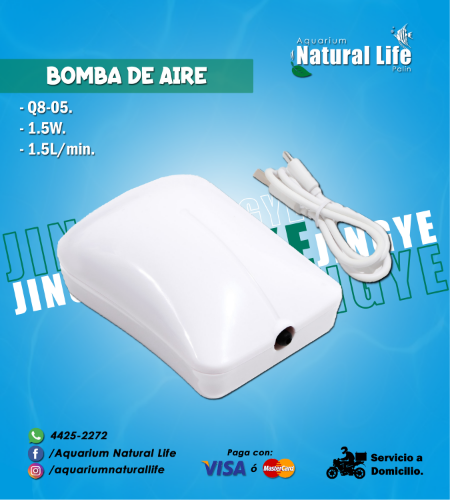 Bomba de Aíre USB JINGYE. | Q8-05.