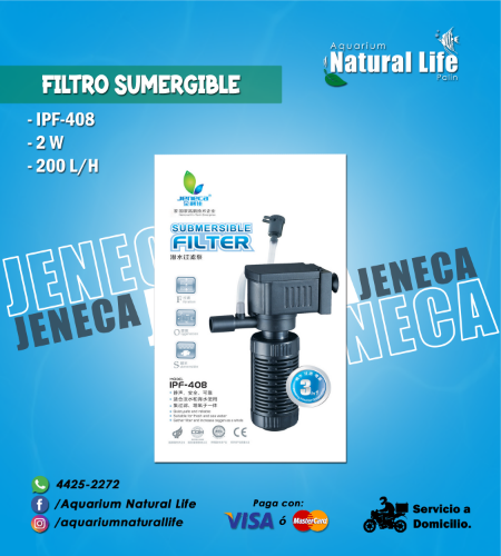 Filtro Sumergible JENECA. | IPF-408.