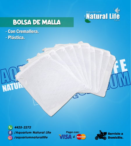 Bolsa de Malla con Cremallera NL. | BOLM01.