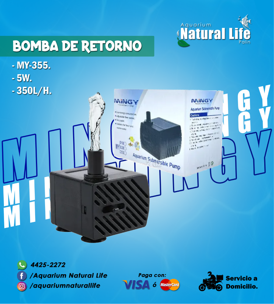 Bomba de Retorno MINGY. | MY-355.