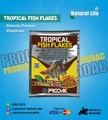 Tropical Fish Flakes PRODAC. | TROP12.02.