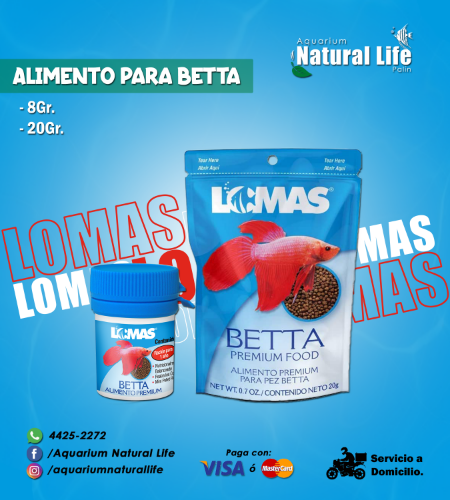 Betta Alimento Premium LOMAS.