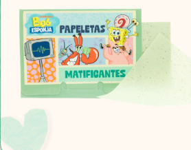 Papeletas Matificantes Bob Esponja
