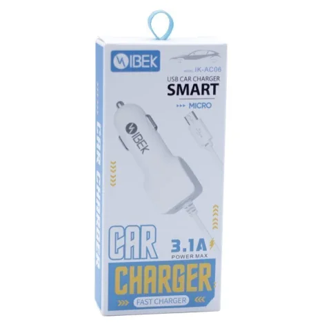 Cargador 12V cable tipo C y entrada