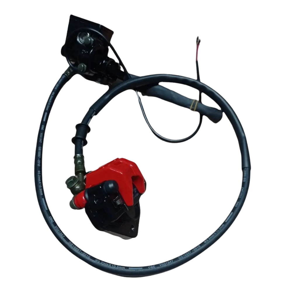 SISTEMA DE FRENO DELANTERO ROJO SBR 150CC