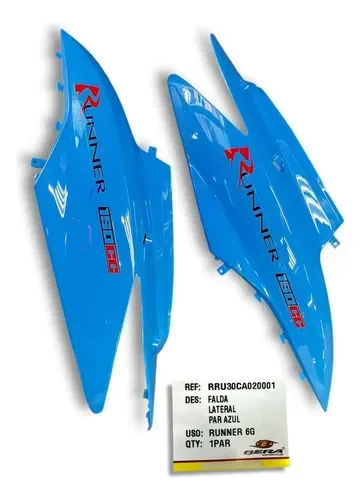 FALDA LATERAL RUNNER 6G AZUL