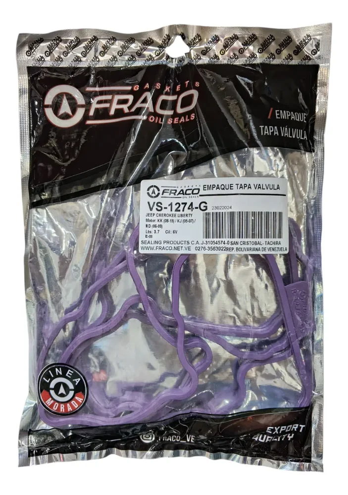 EMPACADURA TAPA VALVULA CHEROKEE KJ 05-07 KK 08-15