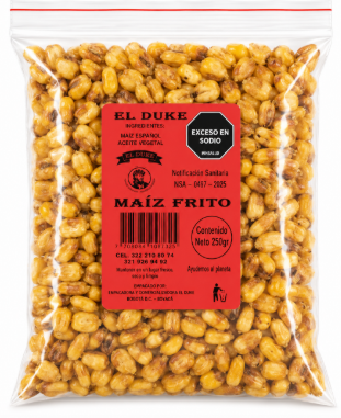 MAIZ FRITO DUKE X250G