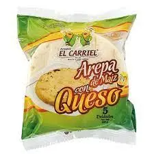 AREPA CARRIEL QUESO X 5 UND