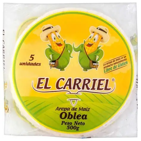 AREPA CARRIEL OBLEA X 5 UND