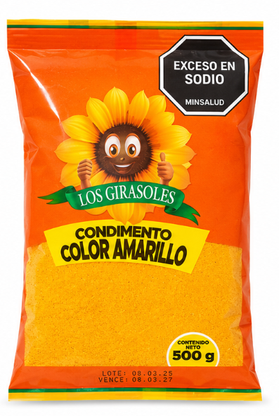 COLOR AMARILLO GIRASOL X500G