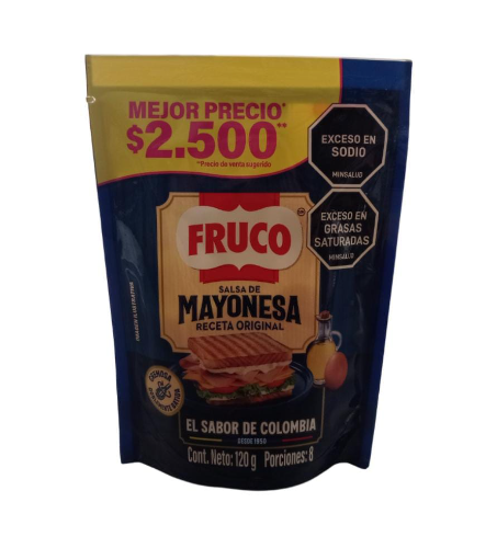 SALSA MAYONESA FRUCO X120G