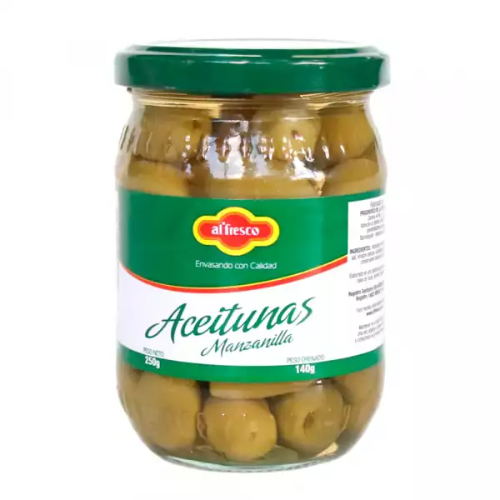 ACEITUNA MANZANILLA X250G