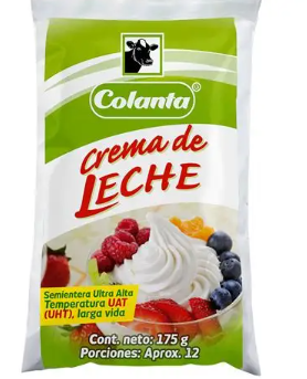 CREMA LECHE LITRO COLANTA