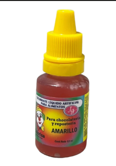 COLORANTE PARA ALIMENTOS X 12 ML AMARILLO