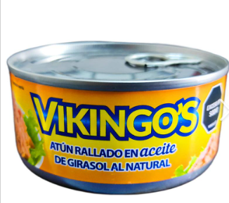 ATUN VIKINGOS RALLADO X160G