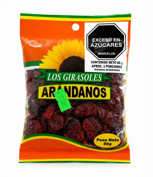ARANDANOS LOS GIRASOLES X 80G