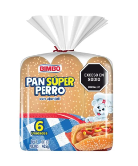 PAN PERRO BIMBO X 6