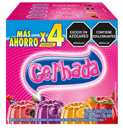 GELHADA X 4 SOBRES