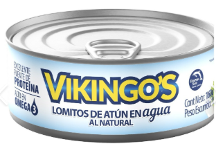 ATUN VIKINGOS EN LOMITOS DE AGUA X160G