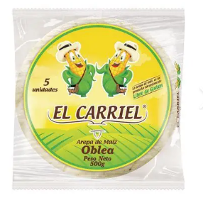 AREPA CARRIEL PARA RELLENAR X 15 UND