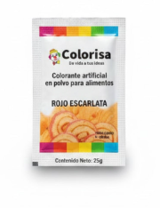 COLORANTE POLVO ROJO ESCARLATA X25G