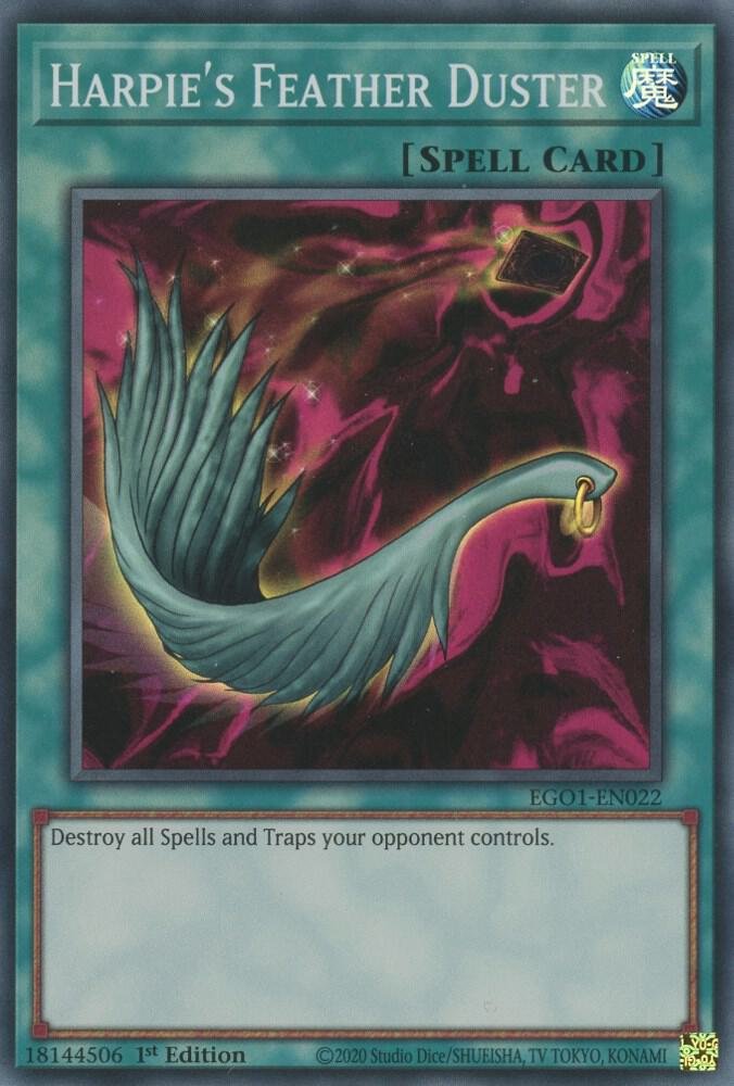 Harpie's Feather Duster - Egyptian God Deck: Obelisk the Tormentor (EGO1)