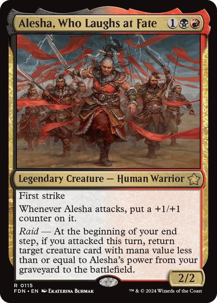 Alesha, Who Laughs at Fate - Foundations (FDN)