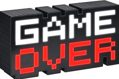 CARTEL LED USB "GAME OVER"
