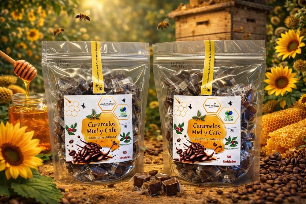 Caramelos de Miel y Cafe X 50 Und
