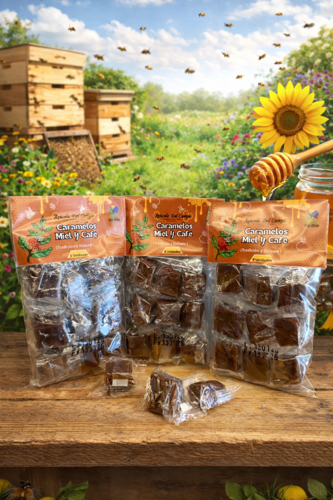 Caramelos de Miel Y Cafe  x 9 unidades