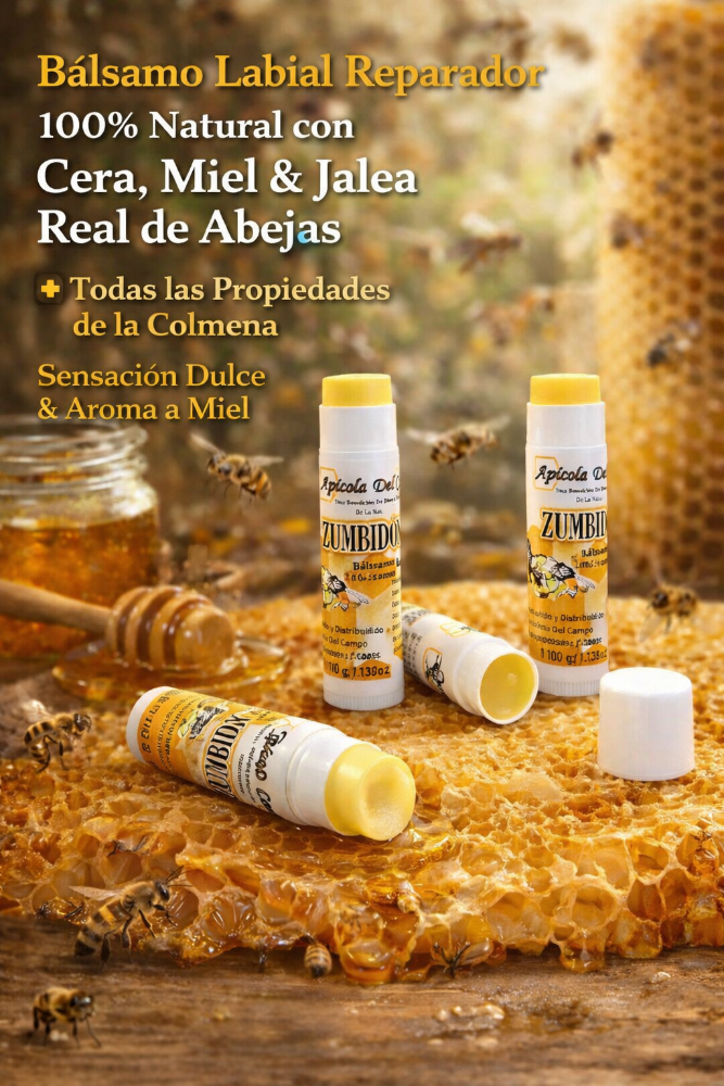 Bàlsamo Labial reparador natural  a miel