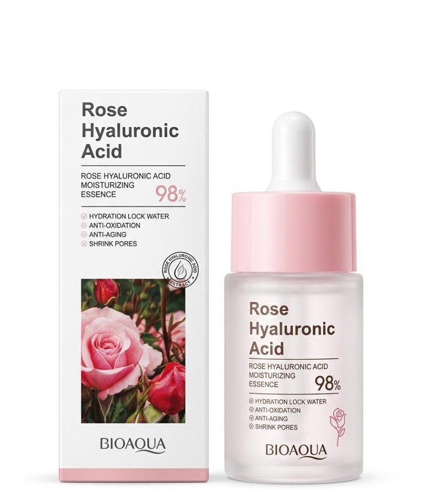 Bioaqua serum facial rose acid hialuronic