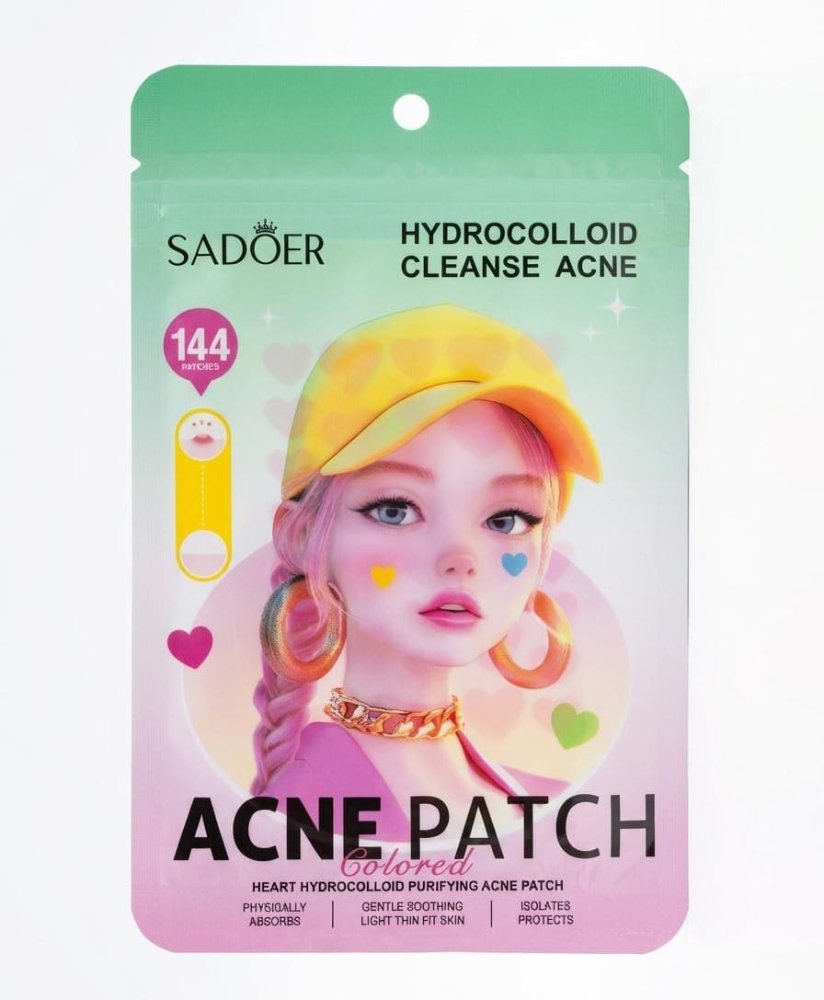 Sadoer parche de acne corazon/estrella x144