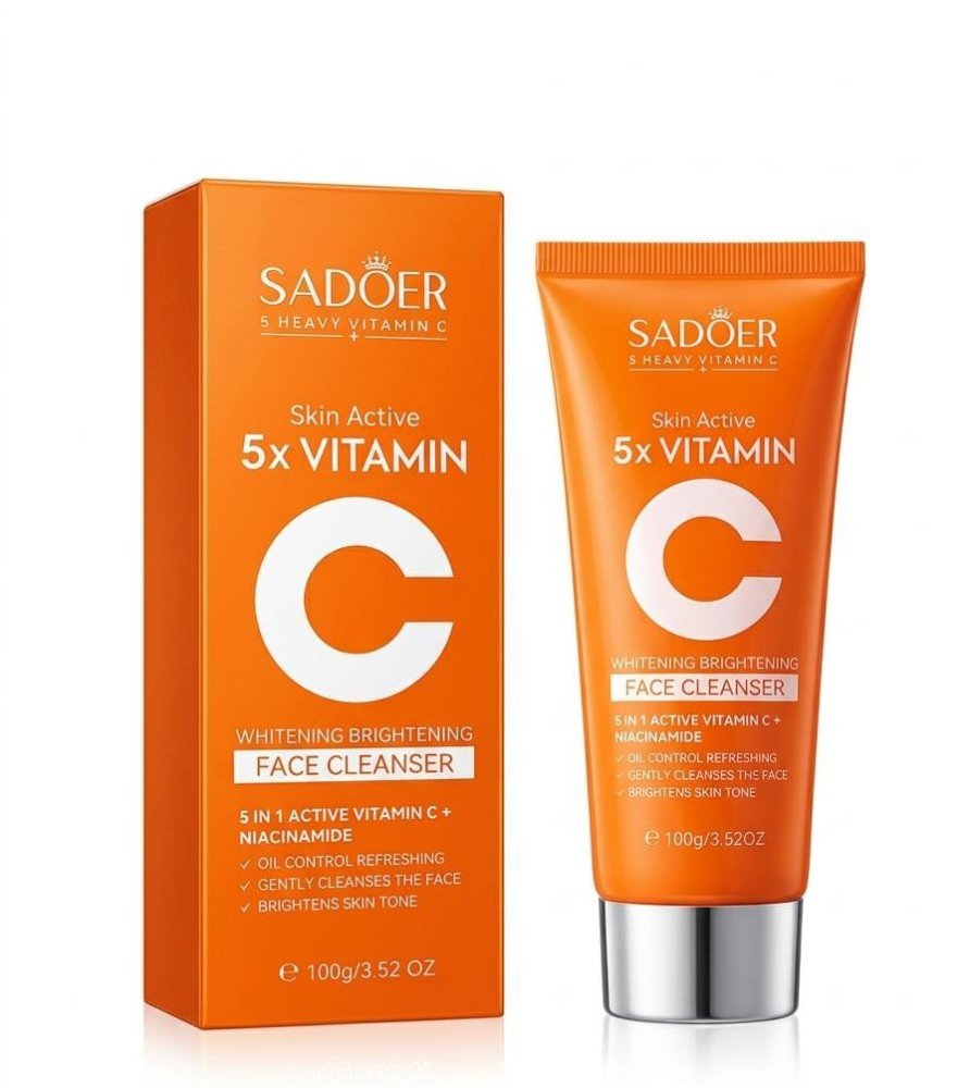 Sadoer limpiador facial vitamina c