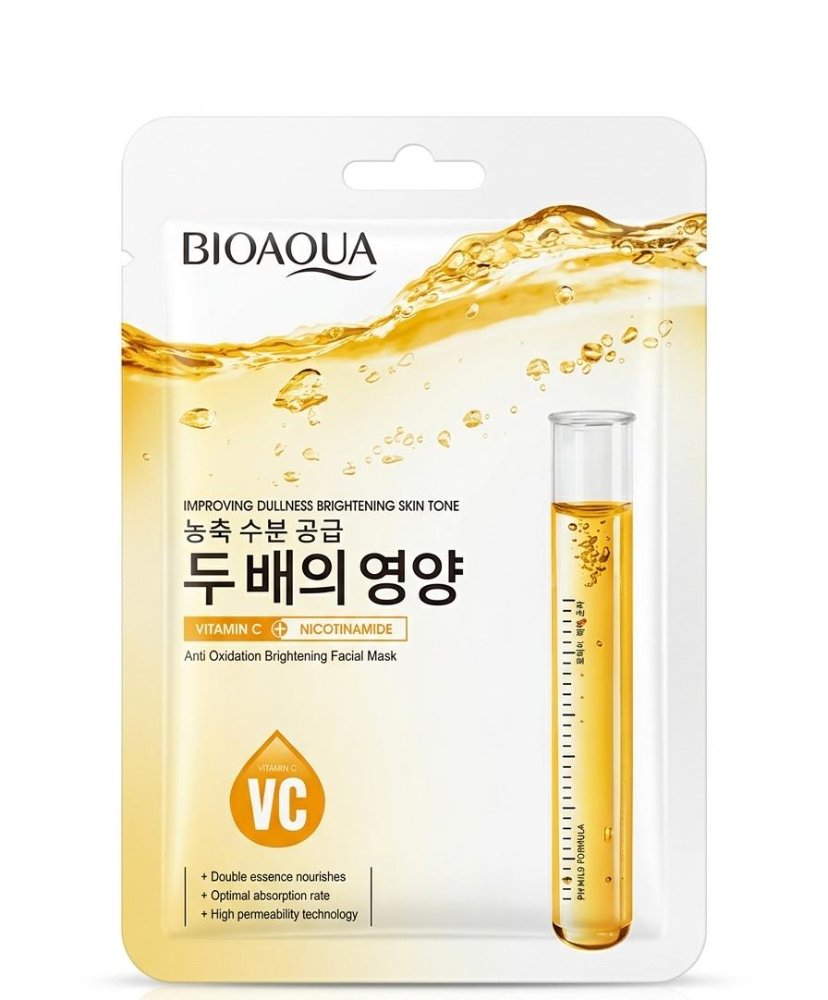 Bioaqua mascarilla facial VC vitamina c / nicotinamide