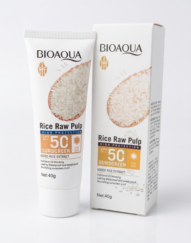 Bioaqua protector solar arroz