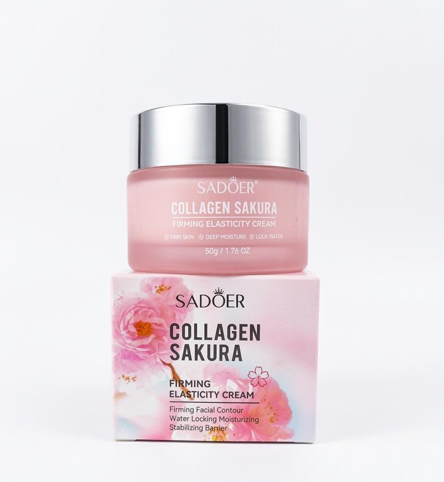 Sadoer crema facial collagen sakura