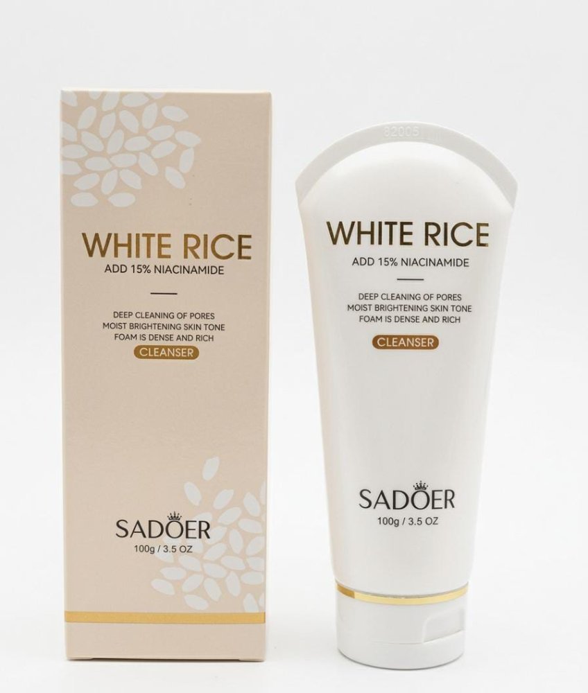 Sadoer limpiador facial arroz white