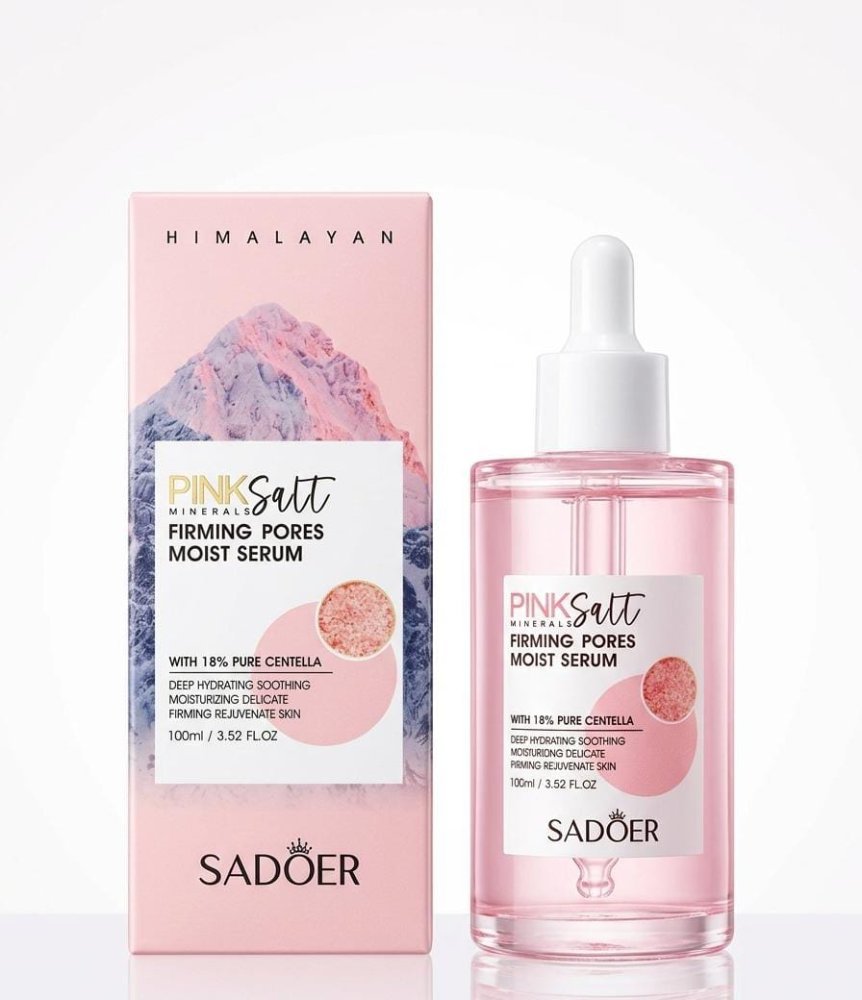 Sadoer serum facial pink salt himalayan